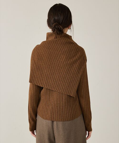 qualite / カリテ ニット・セーター | ラスト在庫入荷！今ある在庫のみ！【新色追加！25AW】アシメスヌードリブニット/ | 詳細22