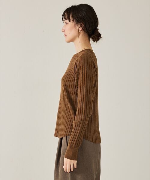 qualite / カリテ ニット・セーター | ラスト在庫入荷！今ある在庫のみ！【新色追加！25AW】アシメスヌードリブニット/ | 詳細16