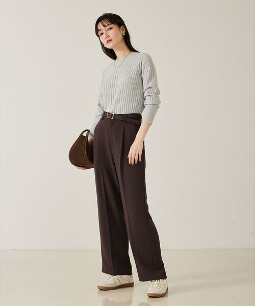 qualite / カリテ ニット・セーター | ラスト在庫入荷！今ある在庫のみ！【新色追加！25AW】アシメスヌードリブニット/ | 詳細25