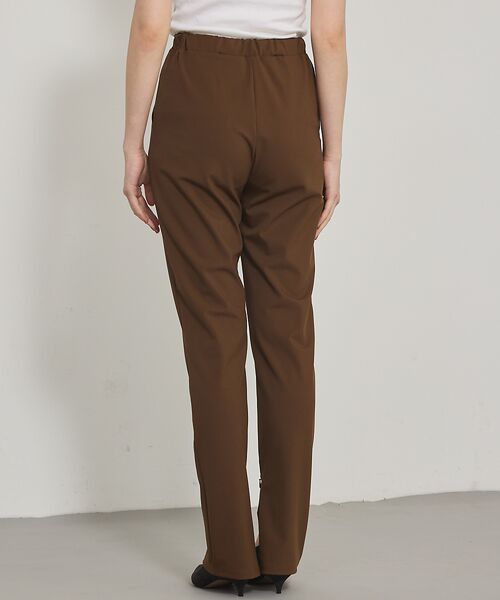 qualite / カリテ パンツ | ご好評につきブラック再入荷!【細見えパンツ】トリコットスリムパンツ | 詳細10