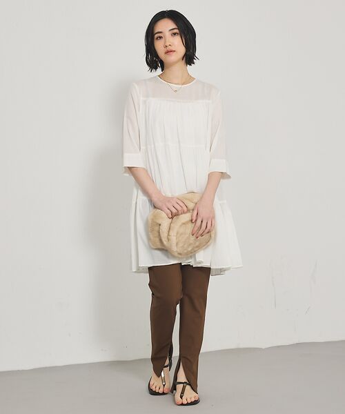 qualite / カリテ パンツ | ご好評につきブラック再入荷!【細見えパンツ】トリコットスリムパンツ | 詳細16