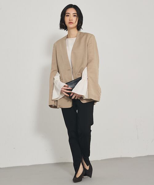 qualite / カリテ パンツ | ご好評につきブラック再入荷!【細見えパンツ】トリコットスリムパンツ | 詳細17