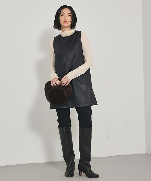 qualite / カリテ パンツ | ご好評につきブラック再入荷!【細見えパンツ】トリコットスリムパンツ | 詳細18