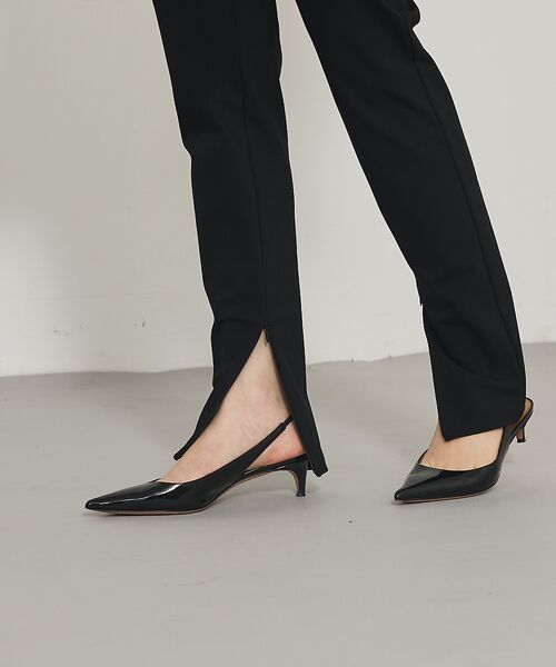 qualite / カリテ パンツ | ご好評につきブラック再入荷!【細見えパンツ】トリコットスリムパンツ | 詳細19