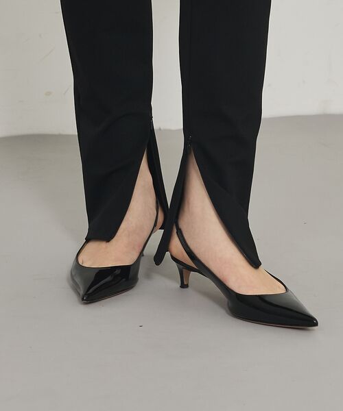 qualite / カリテ パンツ | ご好評につきブラック再入荷!【細見えパンツ】トリコットスリムパンツ | 詳細20