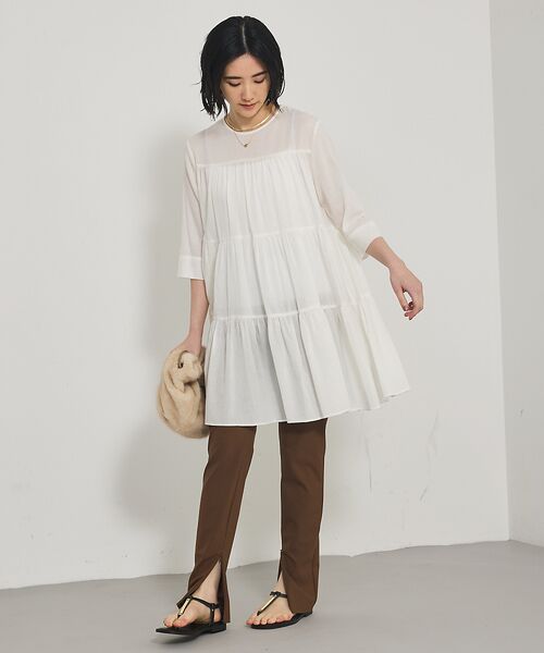 qualite / カリテ パンツ | ご好評につきブラック再入荷!【細見えパンツ】トリコットスリムパンツ | 詳細3