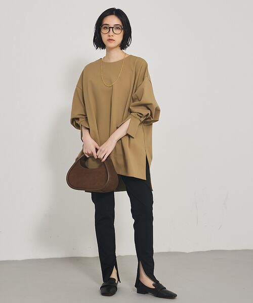 qualite / カリテ パンツ | ご好評につきブラック再入荷!【細見えパンツ】トリコットスリムパンツ | 詳細5