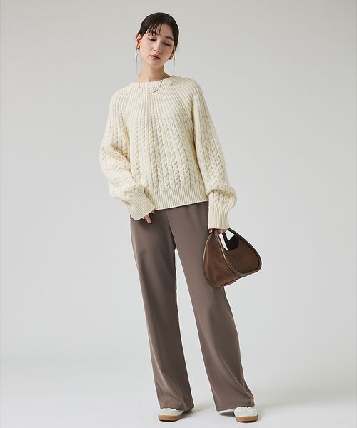 qualite / カリテ パンツ | 【一部店舗限定】ストレッチツイルレギンスパンツ | 詳細1