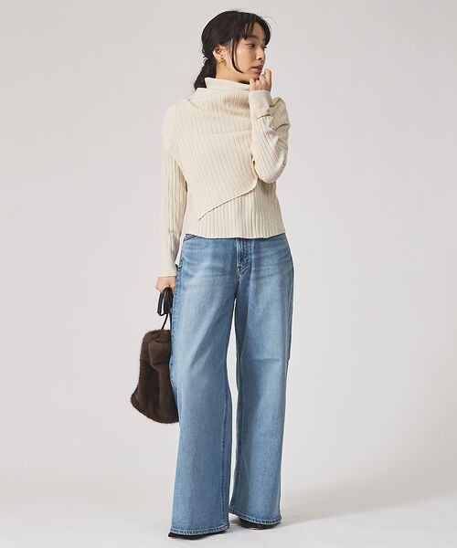 qualite / カリテ デニムパンツ | 【YANUK】KATE (Loose Buggy) ワイドデニム | 詳細1