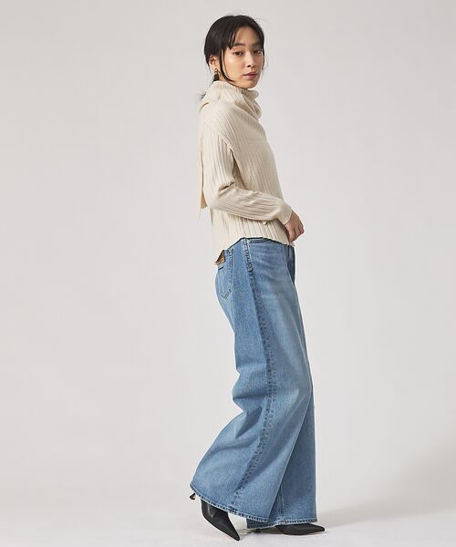 qualite / カリテ デニムパンツ | 【YANUK】KATE (Loose Buggy) ワイドデニム | 詳細3
