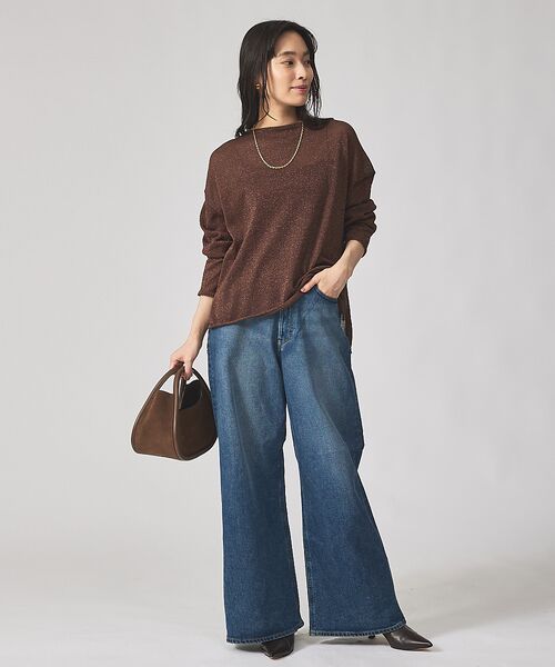 qualite / カリテ デニムパンツ | 【YANUK】KATE (Loose Buggy) ワイドデニム | 詳細5