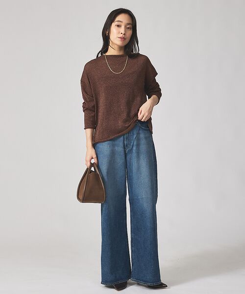 qualite / カリテ デニムパンツ | 【YANUK】KATE (Loose Buggy) ワイドデニム | 詳細6