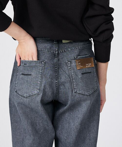 qualite / カリテ デニムパンツ | 【YANUK】KATE (Loose Buggy) ワイドデニム | 詳細24