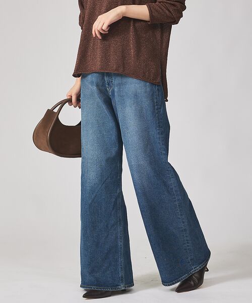 qualite / カリテ デニムパンツ | 【YANUK】KATE (Loose Buggy) ワイドデニム | 詳細8
