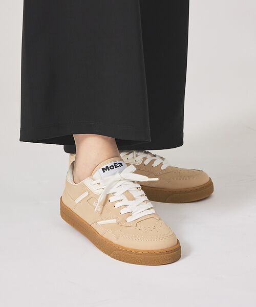 qualite / カリテ スニーカー | 日本初上陸！環境に優しい【MoEa】サスティナブルスニーカー/ベージュ | 詳細8