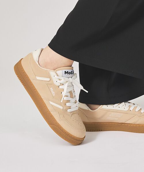 qualite / カリテ スニーカー | 日本初上陸！環境に優しい【MoEa】サスティナブルスニーカー/ベージュ | 詳細9