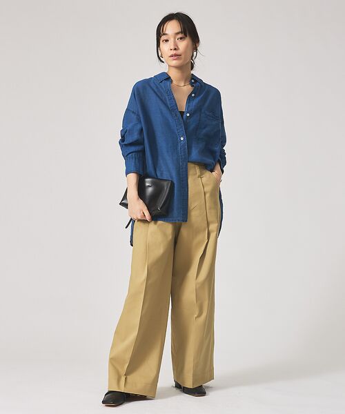 qualite / カリテ シャツ・ブラウス | シアーデニムライクシャツ | 詳細9
