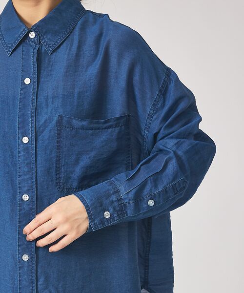 qualite / カリテ シャツ・ブラウス | シアーデニムライクシャツ | 詳細18