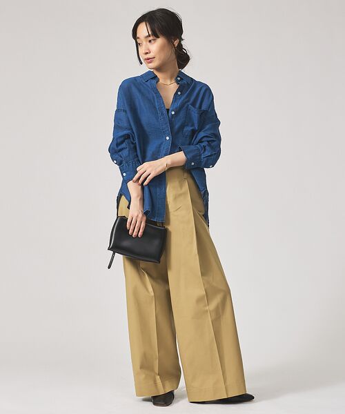 qualite / カリテ シャツ・ブラウス | シアーデニムライクシャツ | 詳細11