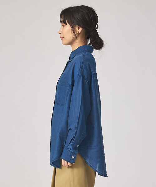 qualite / カリテ シャツ・ブラウス | シアーデニムライクシャツ | 詳細15