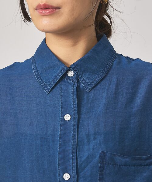 qualite / カリテ シャツ・ブラウス | シアーデニムライクシャツ | 詳細17