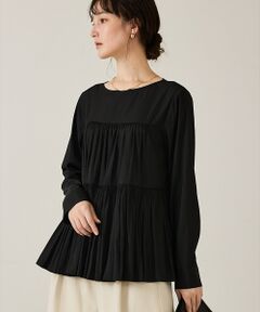 qualite / カリテ シャツ・ブラウス | エアーフローティアードブラウス