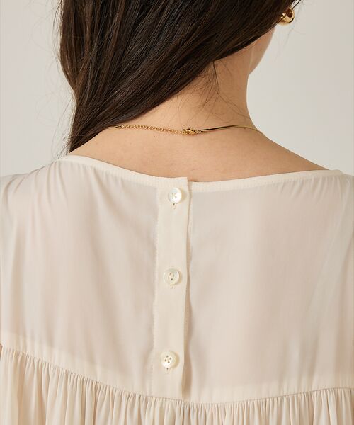 qualite / カリテ シャツ・ブラウス | エアーフローティアードブラウス | 詳細8