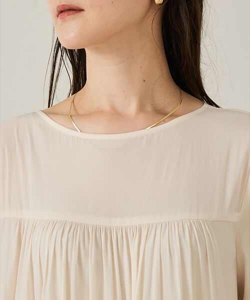 qualite / カリテ シャツ・ブラウス | エアーフローティアードブラウス | 詳細9