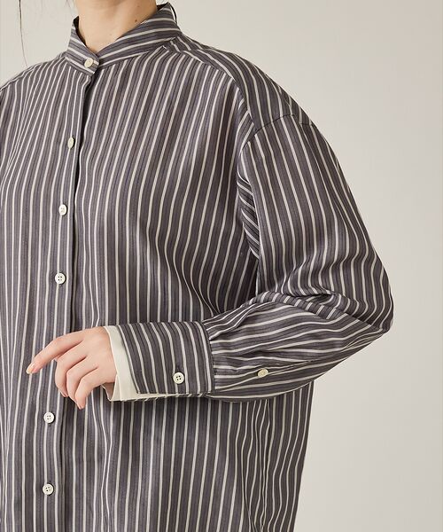 qualite / カリテ シャツ・ブラウス | 【ボウタイ取り外し可能】クレリックボウタイブラウス | 詳細20