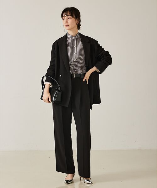 qualite / カリテ シャツ・ブラウス | 【ボウタイ取り外し可能】クレリックボウタイブラウス | 詳細26