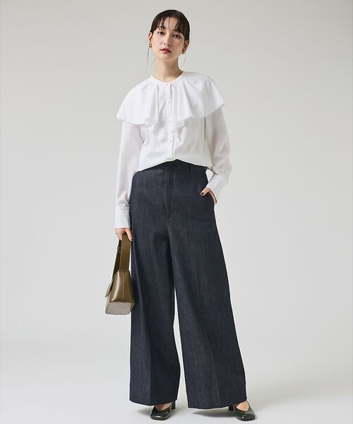 qualite / カリテ シャツ・ブラウス | ラッフルショールブラウス | 詳細1