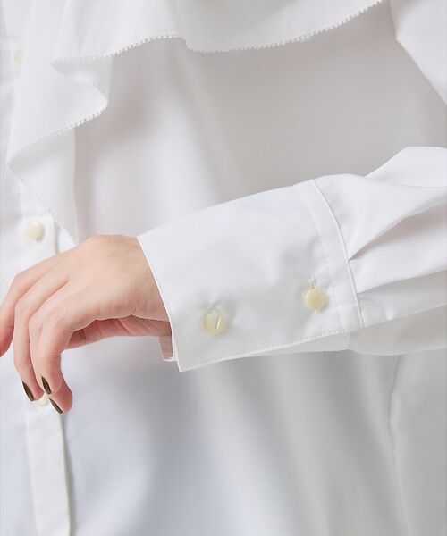 qualite / カリテ シャツ・ブラウス | ラッフルショールブラウス | 詳細10