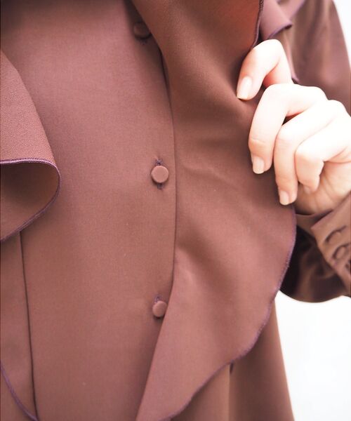 qualite / カリテ シャツ・ブラウス | ラッフルショールブラウス | 詳細19