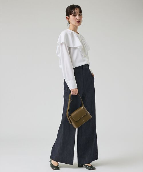 qualite / カリテ シャツ・ブラウス | ラッフルショールブラウス | 詳細2