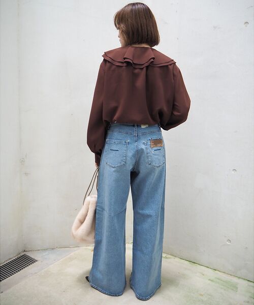 qualite / カリテ シャツ・ブラウス | ラッフルショールブラウス | 詳細20