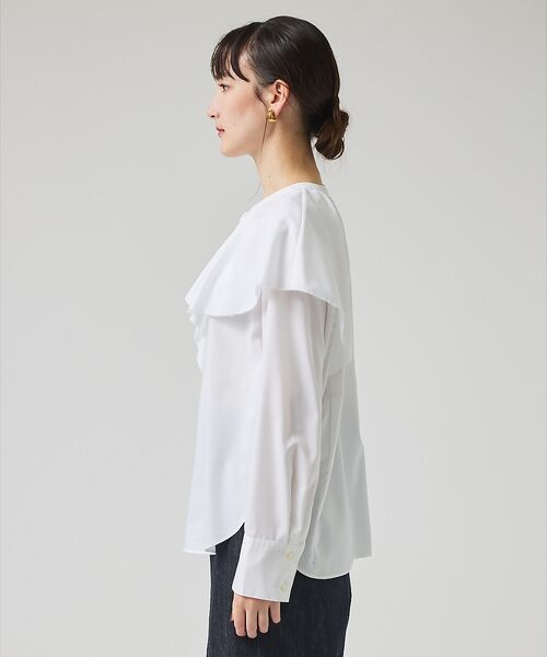 qualite / カリテ シャツ・ブラウス | ラッフルショールブラウス | 詳細5