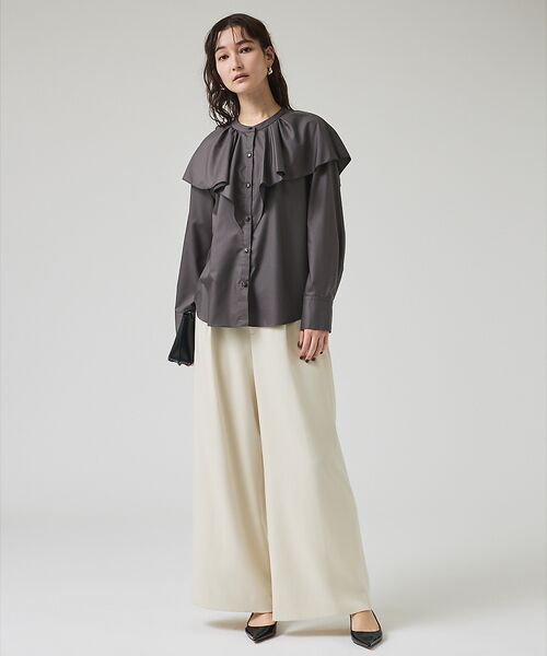 qualite / カリテ シャツ・ブラウス | ラッフルショールブラウス | 詳細23