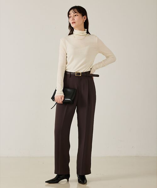 qualite / カリテ ニット・セーター | シルクMIXテレコプルオーバー | 詳細4