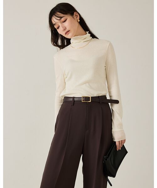 qualite / カリテ ニット・セーター | シルクMIXテレコプルオーバー | 詳細6