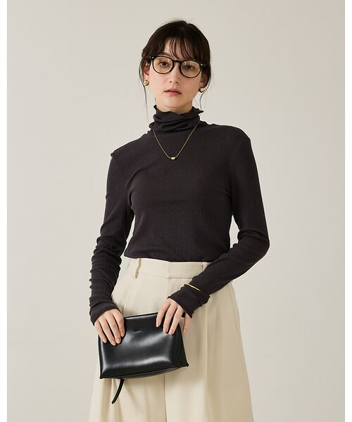 qualite / カリテ ニット・セーター | シルクMIXテレコプルオーバー | 詳細20