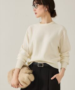 qualite / カリテ ニット・セーター | 【スウェット気分で着られる】スパンコールニット