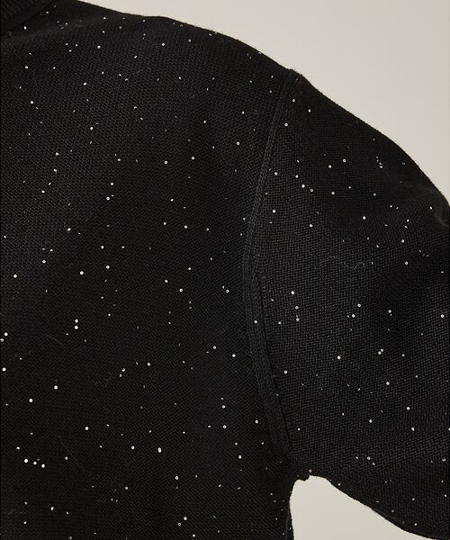 qualite / カリテ ニット・セーター | 【スウェット気分で着られる】スパンコールニット | 詳細12