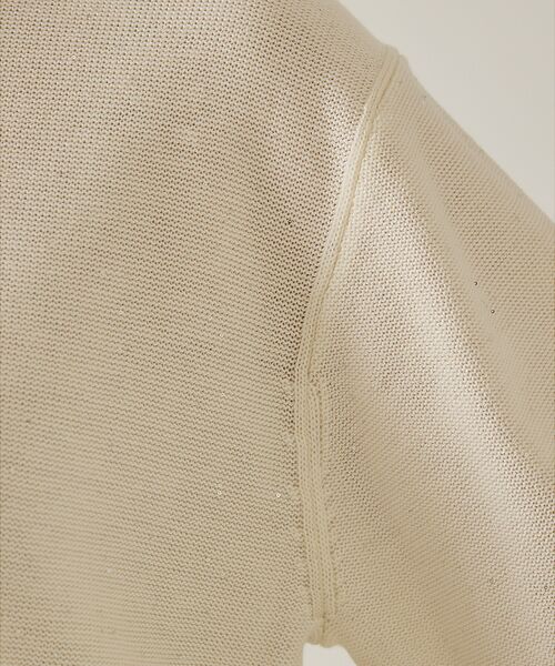 qualite / カリテ ニット・セーター | 【スウェット気分で着られる】スパンコールニット | 詳細17