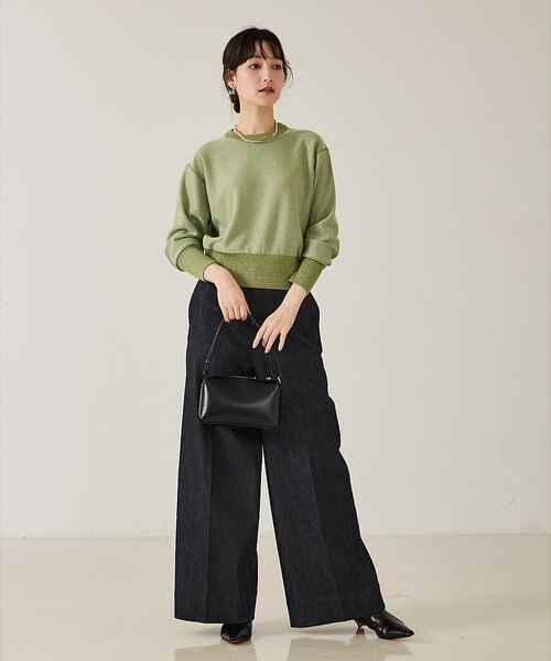 qualite / カリテ ニット・セーター | 【スウェット気分で着られる】スパンコールニット | 詳細2