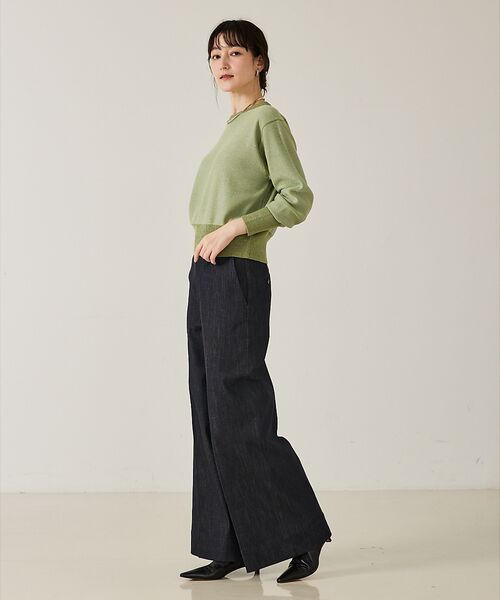 qualite / カリテ ニット・セーター | 【スウェット気分で着られる】スパンコールニット | 詳細4