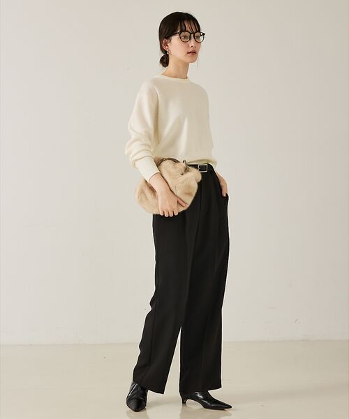 qualite / カリテ ニット・セーター | 【スウェット気分で着られる】スパンコールニット | 詳細6