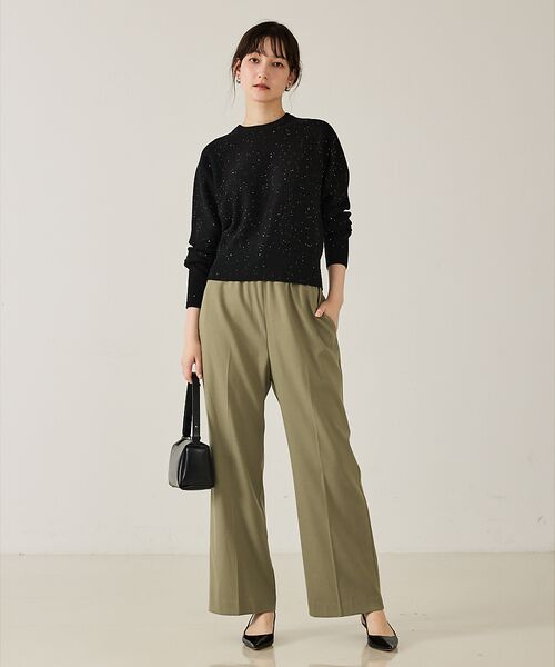 qualite / カリテ ニット・セーター | 【スウェット気分で着られる】スパンコールニット | 詳細8
