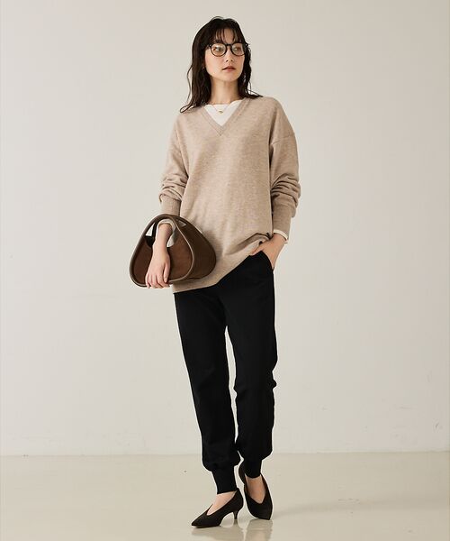 qualite / カリテ ニット・セーター | ウールVネックプルオーバー | 詳細1