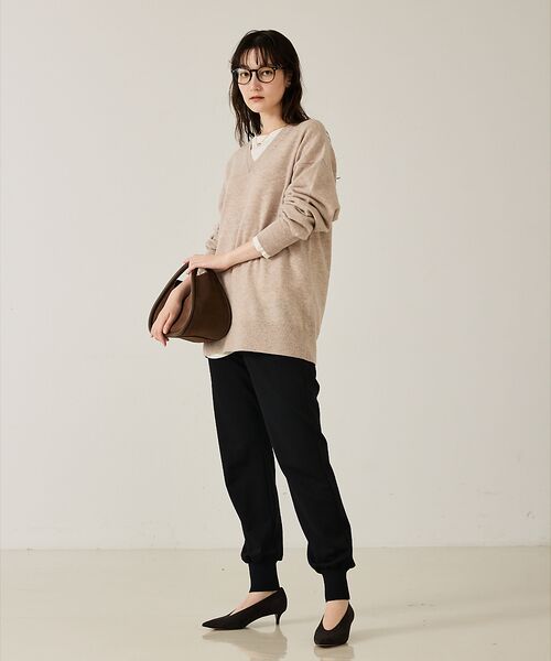 qualite / カリテ ニット・セーター | ウールVネックプルオーバー | 詳細10