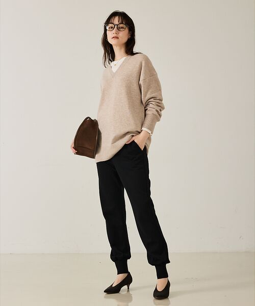 qualite / カリテ ニット・セーター | ウールVネックプルオーバー | 詳細2